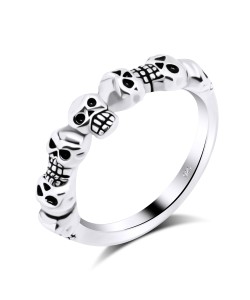 Mini Skulls Surgical Steel Rings SKR-01